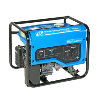 Tsurumi TPG4-3000HCSA 2600W 5.5HP Honda Gas Generator - Black & Blue