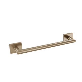 ICO V62139 Crater 12" Towel Bar - PVD Brushed Bronze
