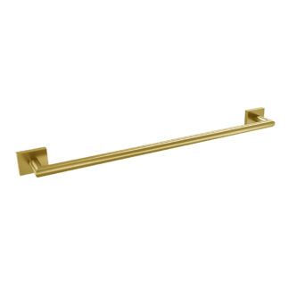 ICO V62158 Crater 24" Towel Bar - PVD Brushed Gold