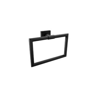 ICO V62325 Crater Towel Ring - Matte Black