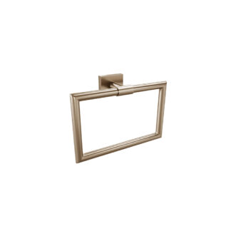 ICO V62329 Crater Towel Ring - PVD Brushed Bronze