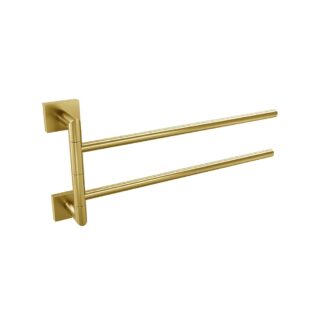 ICO V62458 Crater Swivelling Towel Bar - PVD Brushed Gold