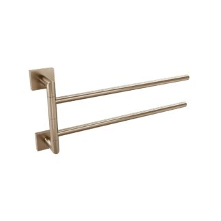 ICO V62459 Crater Swivelling Towel Bar - PVD Brushed Bronze