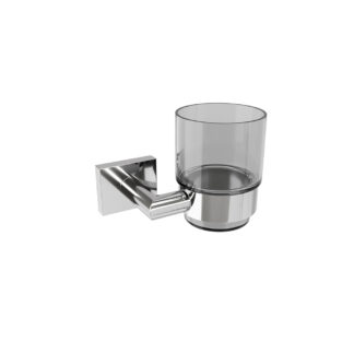 ICO V62553 Crater Glass Tumbler - Chrome