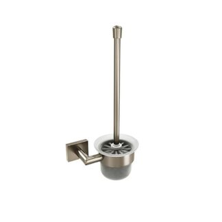 ICO V62614 Crater Wall-Mounted Toilet Brush - Brushed Nickel