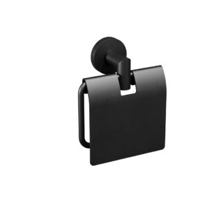 ICO V63055 Summit Toilet Paper Holder With Cover - Matte Black