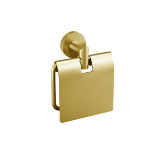 ICO V63058 Summit Toilet Paper Holder With Cover - PVD Brushed Gold
