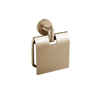ICO V63059 Summit Toilet Paper Holder With Cover - PVD Brushed Bronze