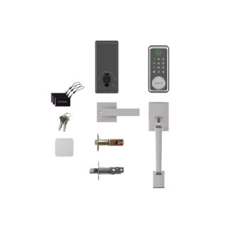 Stanley Black & Decker BXSPBALOCK1SN Smart WiFi Locking Handleset - Satin Nickel