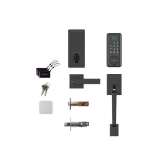 Bazz BXSPBALOCK1BLK Smart WiFi Locking Handleset - Black