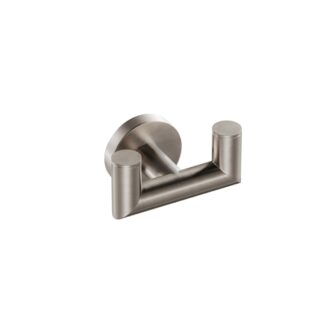 ICO V63224 Summit Double Towel Hook - Brushed Nickel