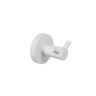 ICO V63252 Summit Double Towel Hook - Matte White