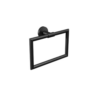 ICO V63315 Summit Towel Ring - Matte Black