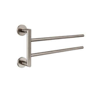 ICO V63454 Summit Swivelling Towel Bar - Brushed Nickel