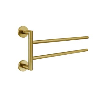 ICO V63458 Summit Swivelling Towel Bar - PVD Brushed Gold
