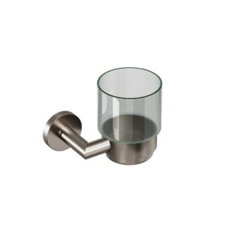ICO Summit Glass Tumbler - Brushed Nickel