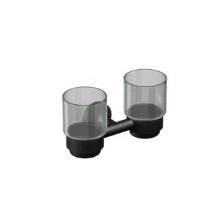 ICO Summit Double Glass Tumbler - Matte Black