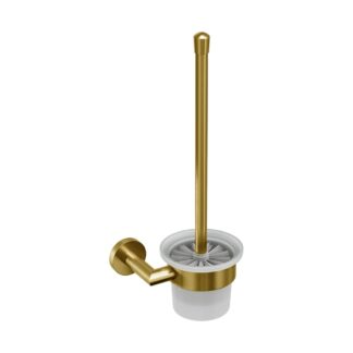 ICO V63618 Summit Wall-Mounted Toilet Brush - PVD Brushed Gold