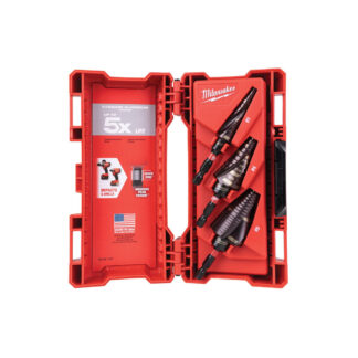 Milwaukee 48-89-9254 SHOCKWAVE™ Impact Duty™ KIT (#1, #2, #4) Step Drill Bits, 3 Pack
