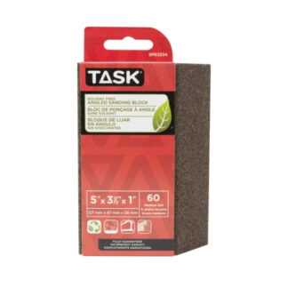 Task SP63234 60-Grit Angled Eco Sanding Block