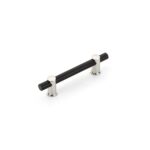Matte Black Bar/ Polished Nickel Stem (MB-PN)