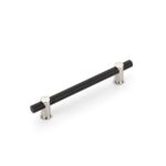 Matte Black Bar/ Polished Nickel Stem (MB-PN)