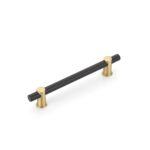 Matte Black Bar/ Satin Brass Stem (MB-SB)