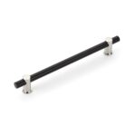 Matte Black Bar/ Polished Nickel Stem (MB-PN)