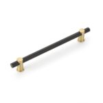 Matte Black Bar/ Satin Brass Stem (MB-SB)