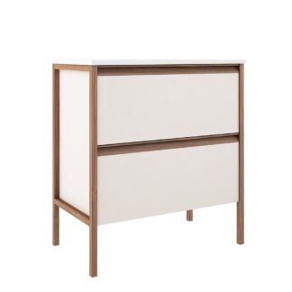 ICO BT1005.MW Tempo 31" Two Drawer Freestanding Vanity - Matte White