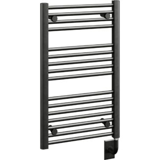 ICO E1015 19"x31" Savoy Electric Plug-In Towel Warmer - Matte Black