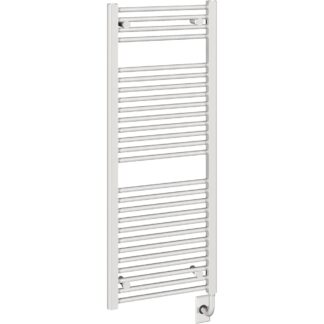 ICO W1041 19"x47.5" Savoy Electric Hardwired Towel Warmer - Gloss White