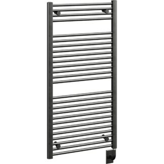 ICO E1055 23.5"x47.5" Savoy Electric Plug-In Towel Warmer - Matte Black