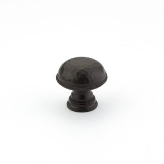 Schaub 571 1-1/4" Atherton Hammered Knurled Edge Cabinet Knob
