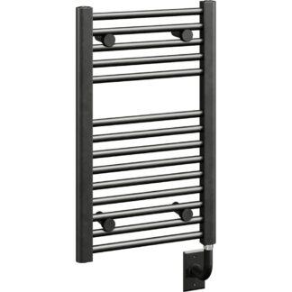 ICO E1105 15.5"x25" Savoy Electric Plug-In Towel Warmer - Matte Black