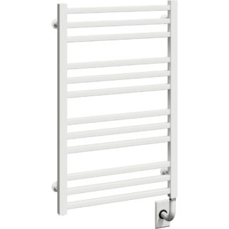 ICO E3102 19.5"x31" Avento Electric Plug-In Towel Warmer - Matte White