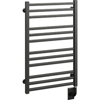 ICO W3105 19.5"x31" Avento Electric Hardwired Towel Warmer - Matte Black