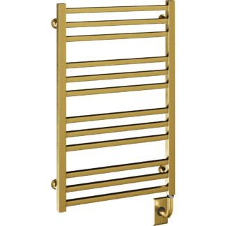 ICO E3108 19.5"x31" Avento Electric Plug-In Towel Warmer - PVD Brushed Gold