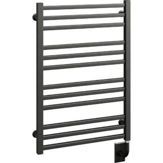 ICO E3205 23.5"x31" Avento Electric Plug-In Towel Warmer - Matte Black