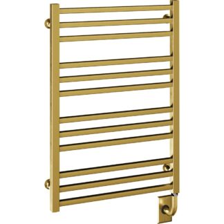 ICO E3208 23.5"x31" Avento Electric Plug-In Towel Warmer - PVD Brushed Gold