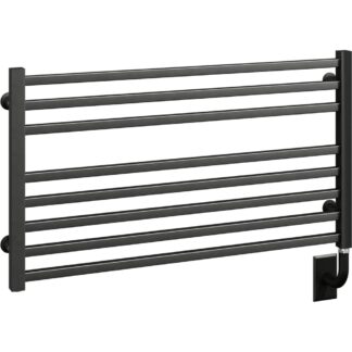 ICO E3605 35.5"x19" Avento Electric Plug-In Towel Warmer - Matte Black