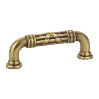 Emtek 86287 10" Ribbon & Reed Estate Cabinet Pull