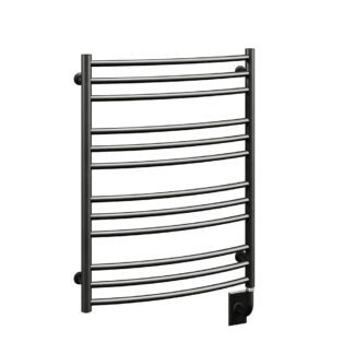 ICO W5205 23.5"x31" Laveno Electric Hardwired Towel Warmer - Matte Black