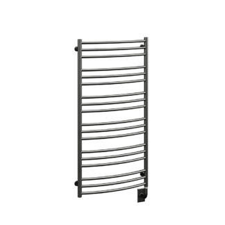 ICO W5405 23.5"x47.5" Laveno Electric Hardwired Towel Warmer - Matte Black