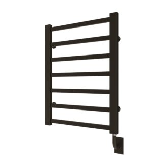 ICO W7025 23.5"x31" Milano Electric Hardwired Towel Warmer - Matte Black