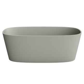 Stonetouch STBT59000GRGRMT Fiftynine Free Standing Bathtub - Grey Matte/Grey Matte