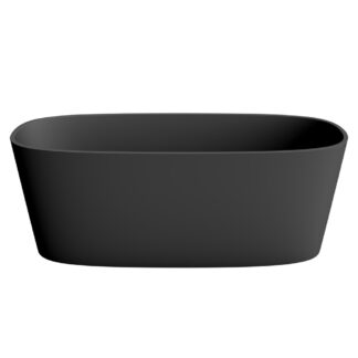 Stonetouch STBT59000BKBKMT Fiftynine Free Standing Bathtub - Black Matte /Black Matte