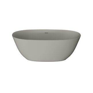 Stonetouch STBT63000GRGRMT Portofino Free Standing Bathtub - Grey Matte/Grey Matte