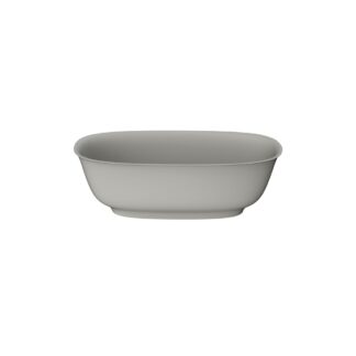 Stonetouch STBT66001GRGRMT Termoli Free Standing Bathtub - Grey Matte/Grey Matte