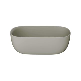 Stonetouch STBT63001GRGRMT Side By Side Free Standing Bathtub - Grey Matte/Grey Matte